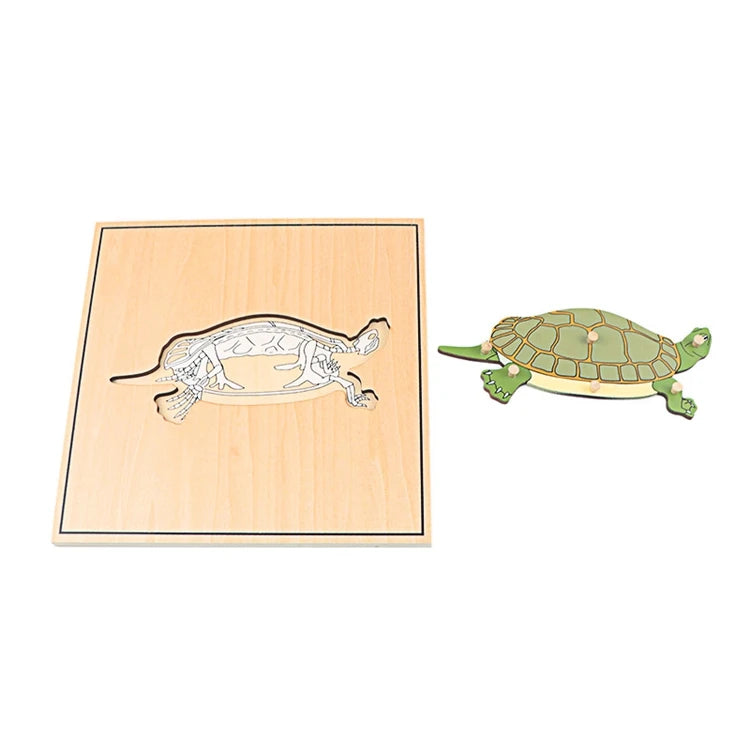 Wooden Animal Puzzle – Montessori Educational Toy for Kids