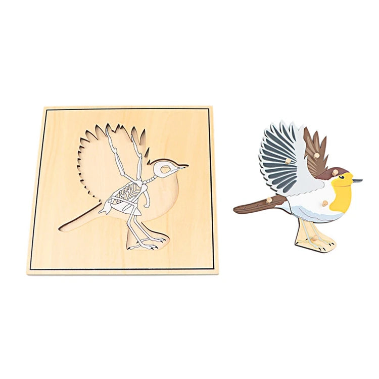 Wooden Animal Puzzle – Montessori Educational Toy for Kids