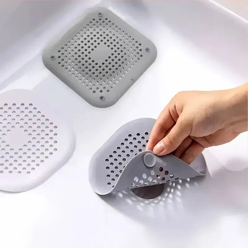 Silicone Sink Plug & Drain Strainer – Reusable Kitchen and Bathroom Drain Cover