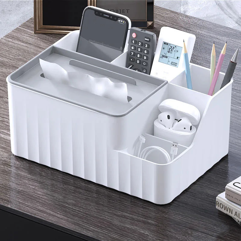 C&D Luxe 6-Section Desk Organiser – Multifunctional Storage Holder