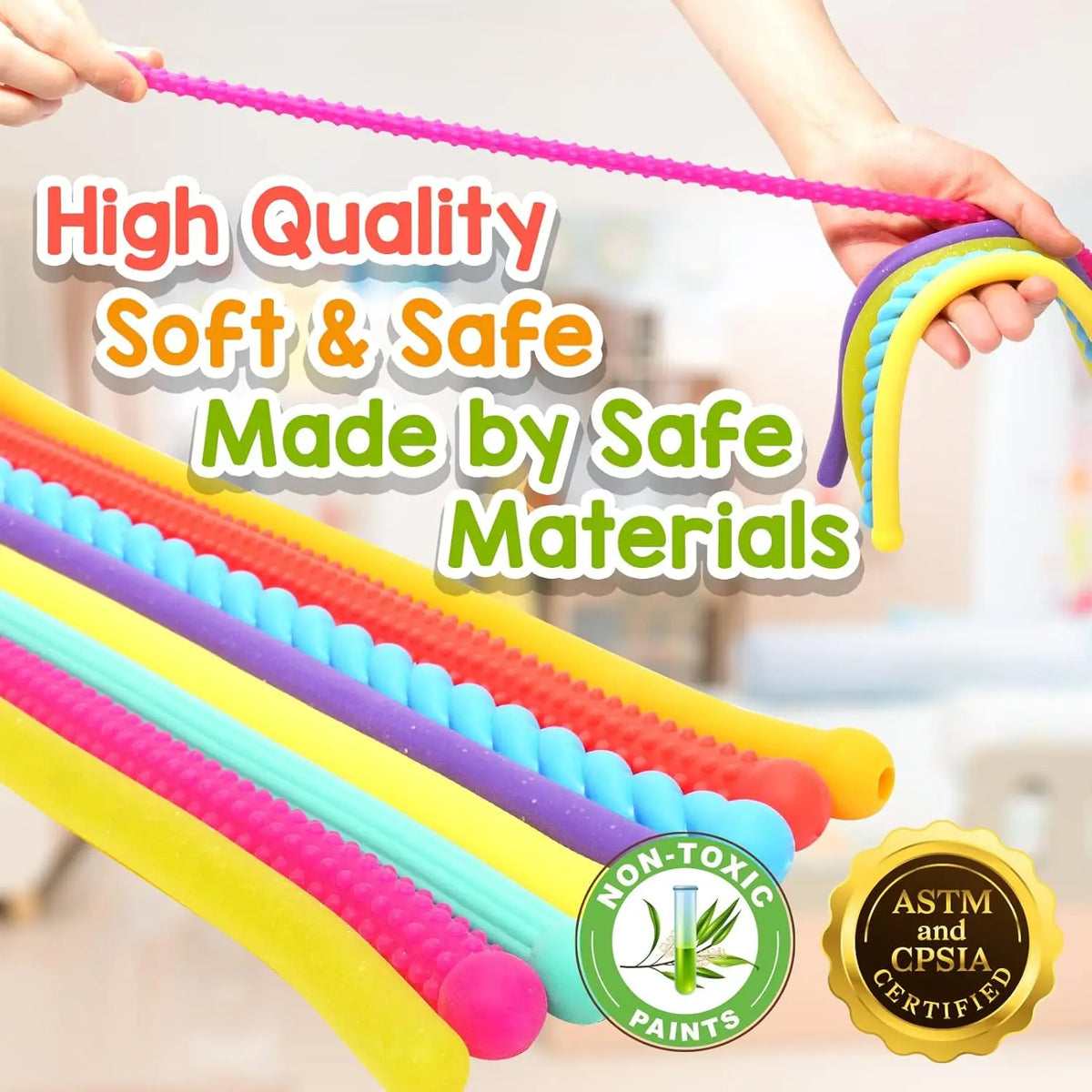 8-Piece Colourful Fidget Toy Set – Sensory Stress Relief Toys