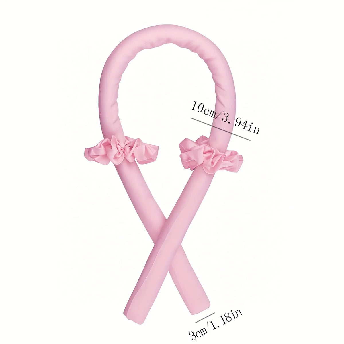 Heatless Satin Curling Set – No-Heat Hair Curler with Headband