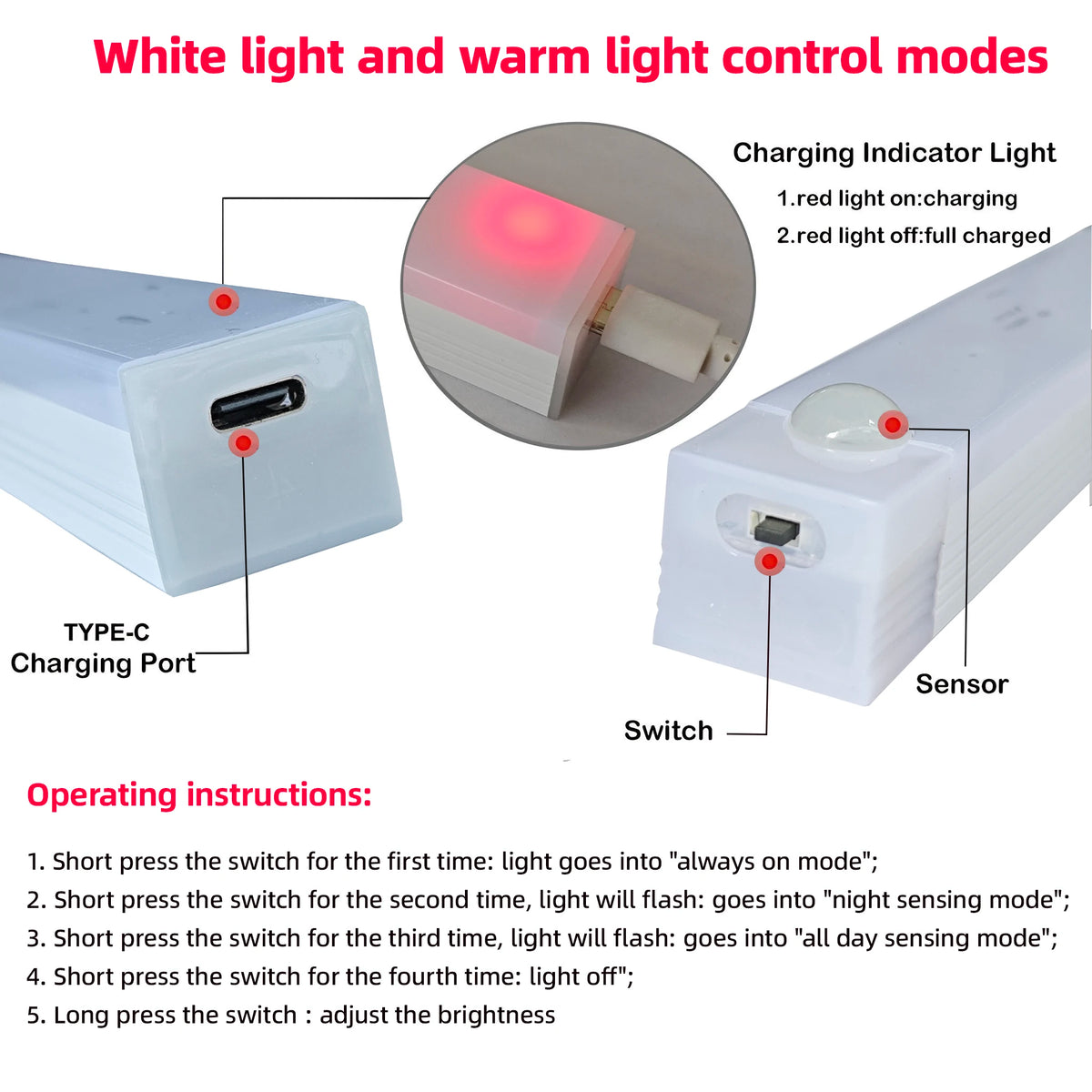 Rechargeable Motion Sensor Night Light